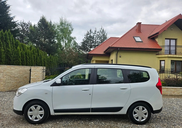 Dacia Lodgy cena 27900 przebieg: 175643, rok produkcji 2016 z Zielona Góra małe 781